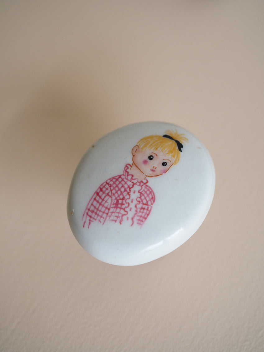 Poignées de porte porcelaine Bonne nuit les petits