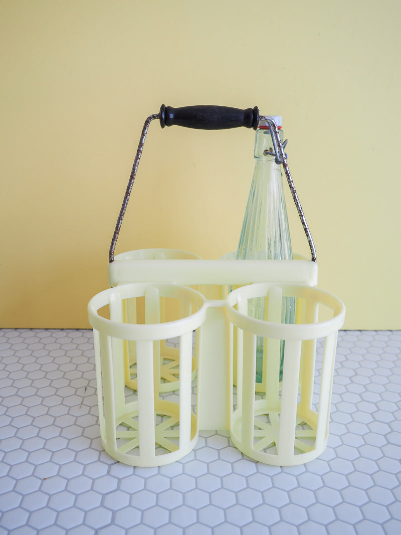 Porte-bouteilles en plastique vintage