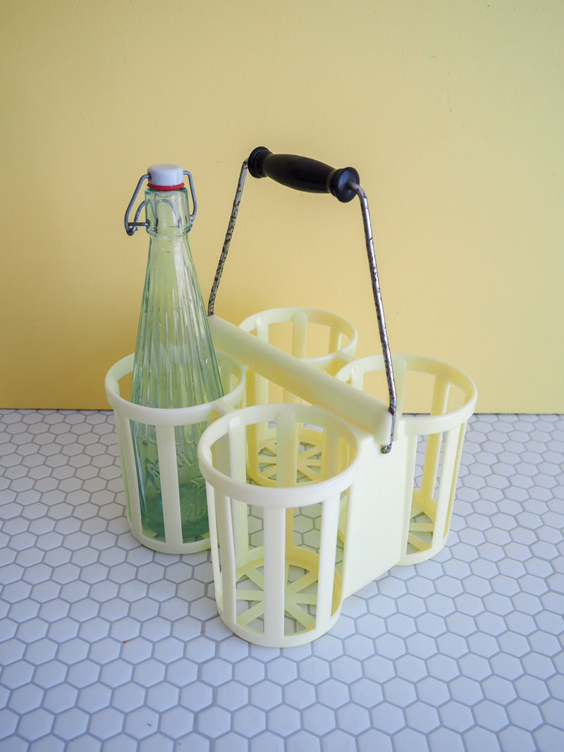 Porte-bouteilles en plastique vintage