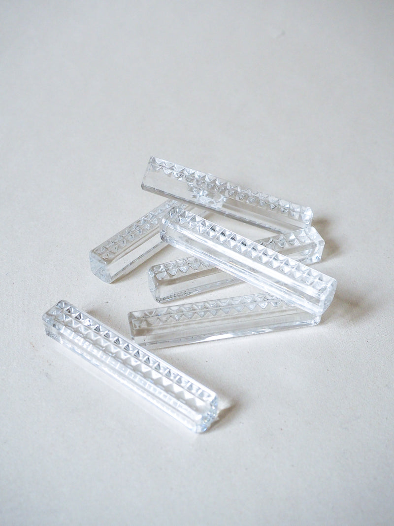 Set de 6 porte-couteaux Cristal d’Arques – Modèle Longchamp – Avec boîte