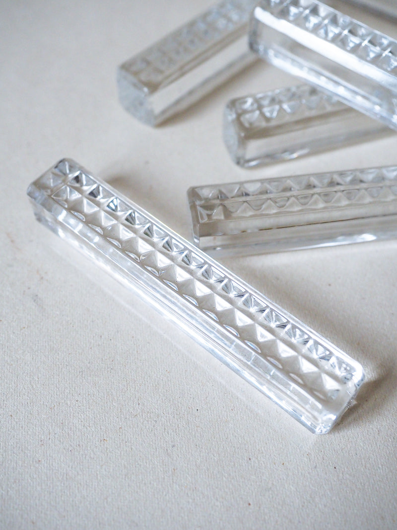 Set de 6 porte-couteaux Cristal d’Arques – Modèle Longchamp – Avec boîte