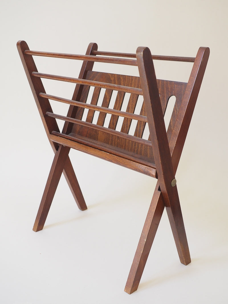 Porte-revues pliant Cees Braakman pour Pastoe – Design hollandais Mid-Century années 50/60