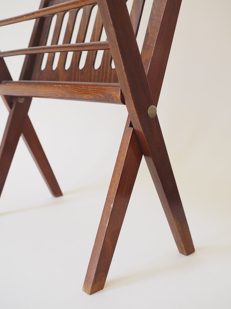 Porte-revues pliant Cees Braakman pour Pastoe – Design hollandais Mid-Century années 50/60