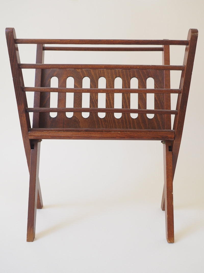 Porte-revues pliant Cees Braakman pour Pastoe – Design hollandais Mid-Century années 50/60
