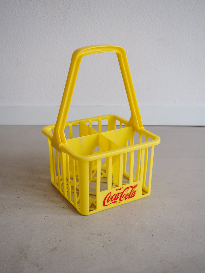 Porte-bouteille en plastique Coca-Cola vintage