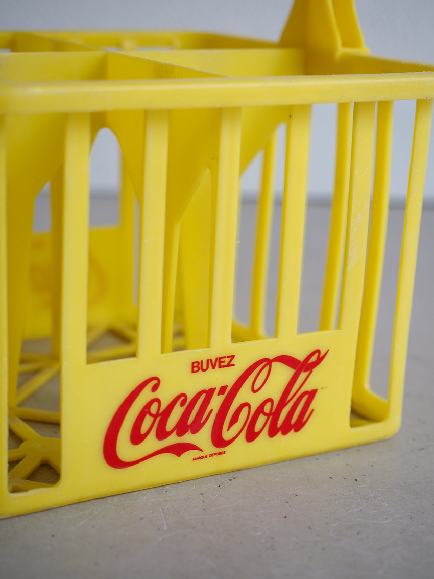 Porte-bouteille en plastique Coca-Cola vintage