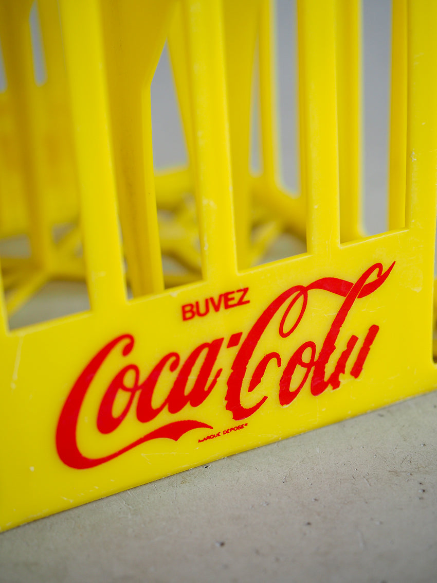 Porte-bouteille en plastique Coca-Cola vintage