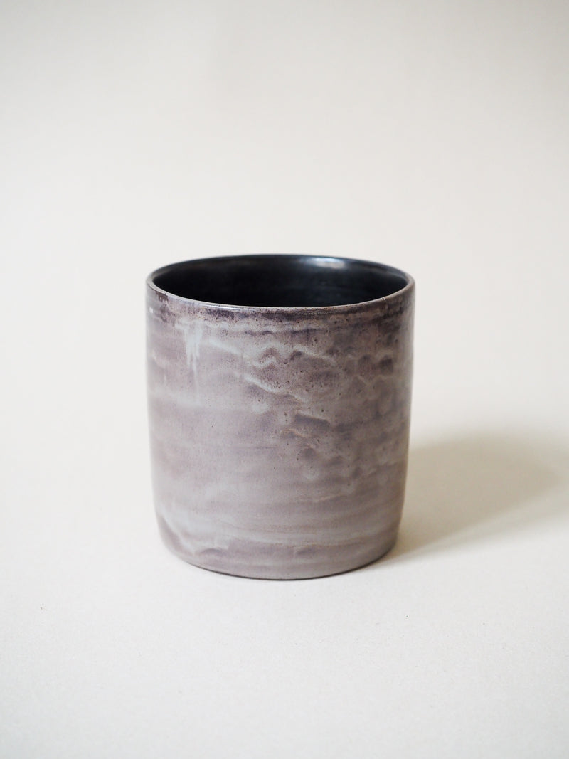 pot céramique vintage Jacques Pouchain - signature au cavalier