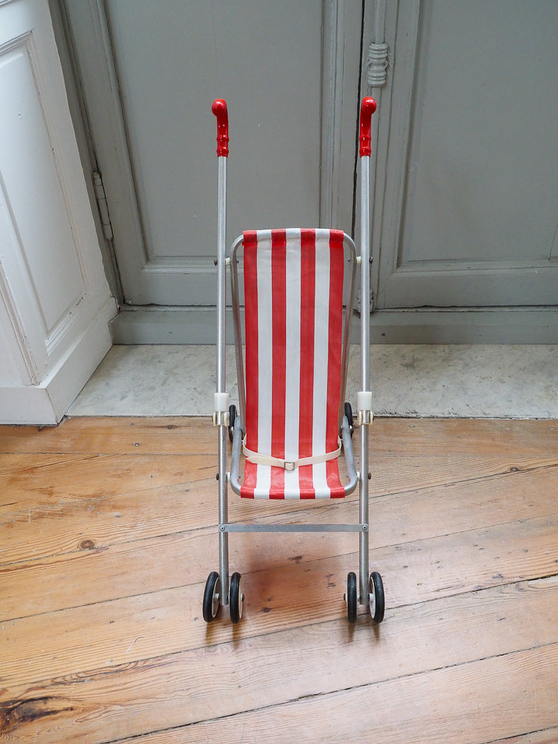 Poussette canne pour poupée vintage