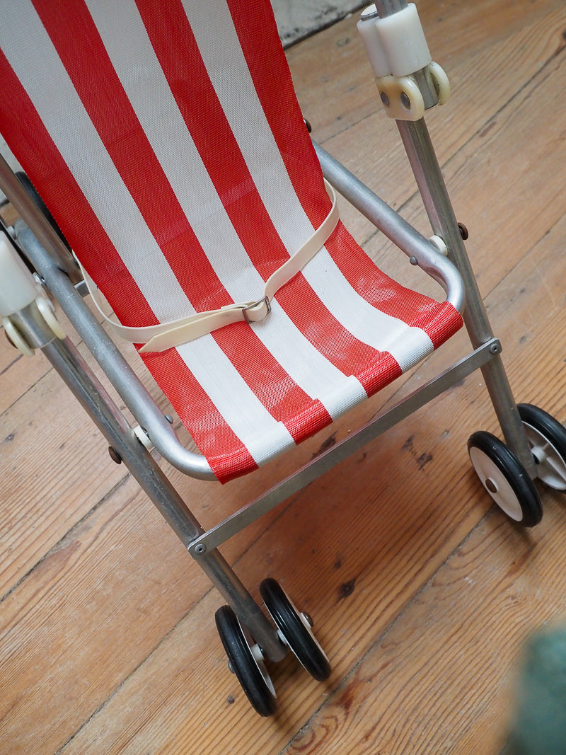 Poussette canne pour poupée vintage