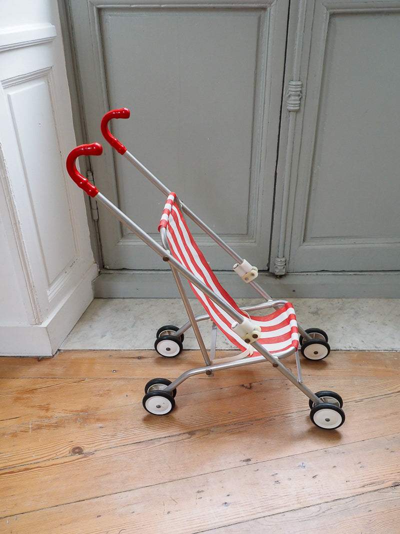Poussette canne pour poupée vintage