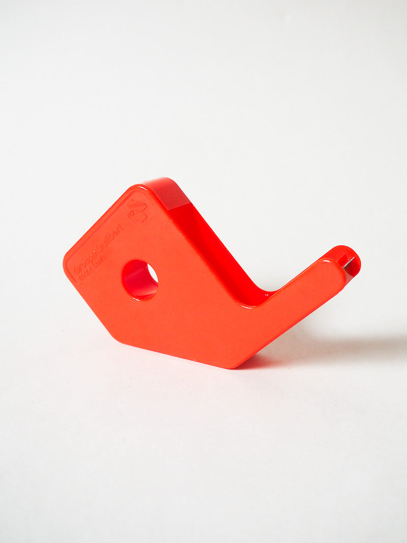 🧡 Dérouleur de scotch de bureau vintage – Plastique orange