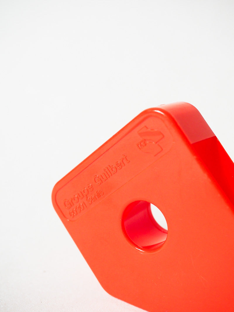 🧡 Dérouleur de scotch de bureau vintage – Plastique orange