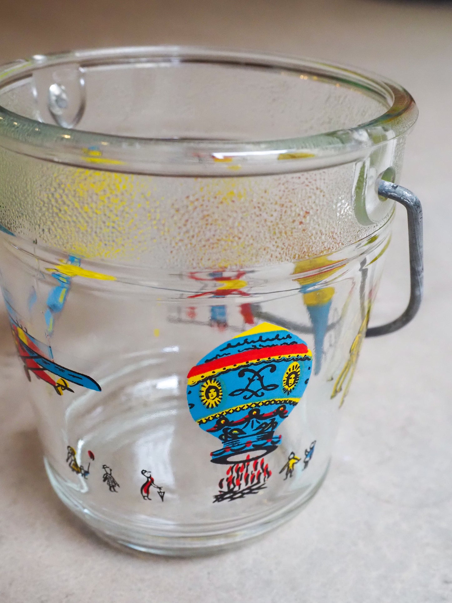 Seau à Glaçons Vintage sérigraphié Thème Espace