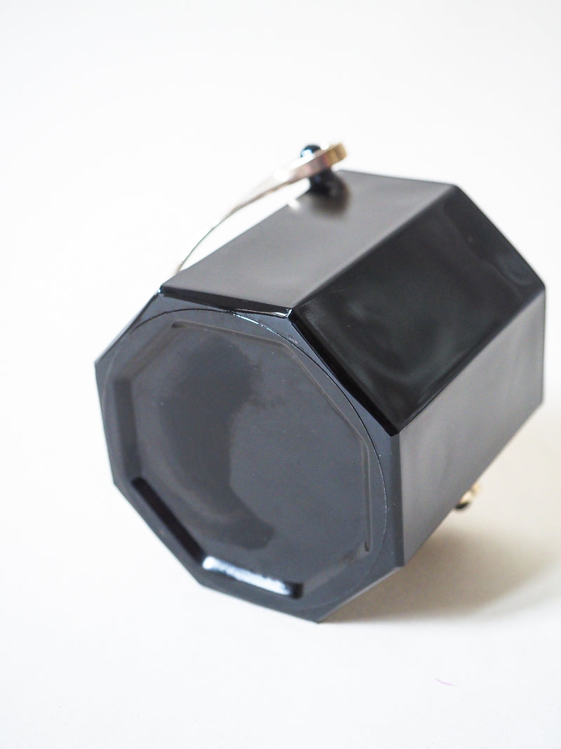 Seau à glaçons Luminarc Octime – Verre noir hexagonal – Made in France