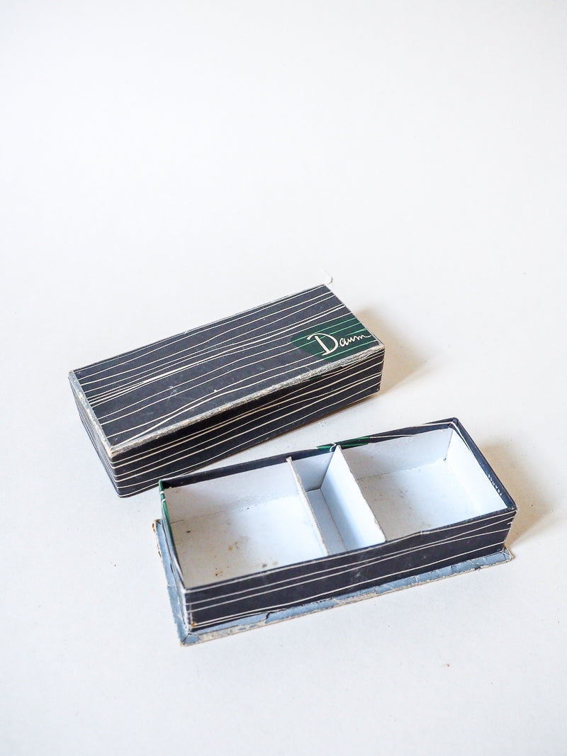 Salière et poivrière en cristal Daum – Avec cuillères – Vintage