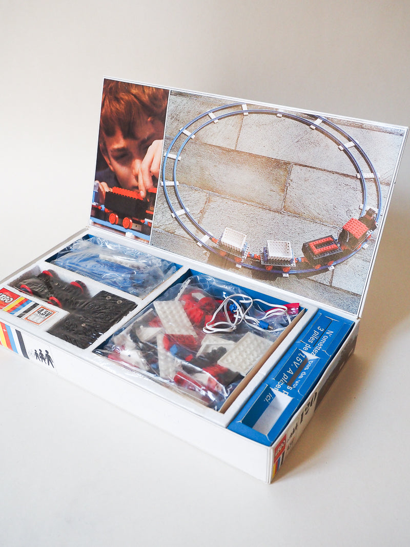 🚂✨ LEGO System – Train Vintage Années 70 (Set Complet)