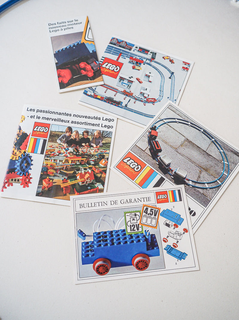 🚂✨ LEGO System – Train Vintage Années 70 (Set Complet)