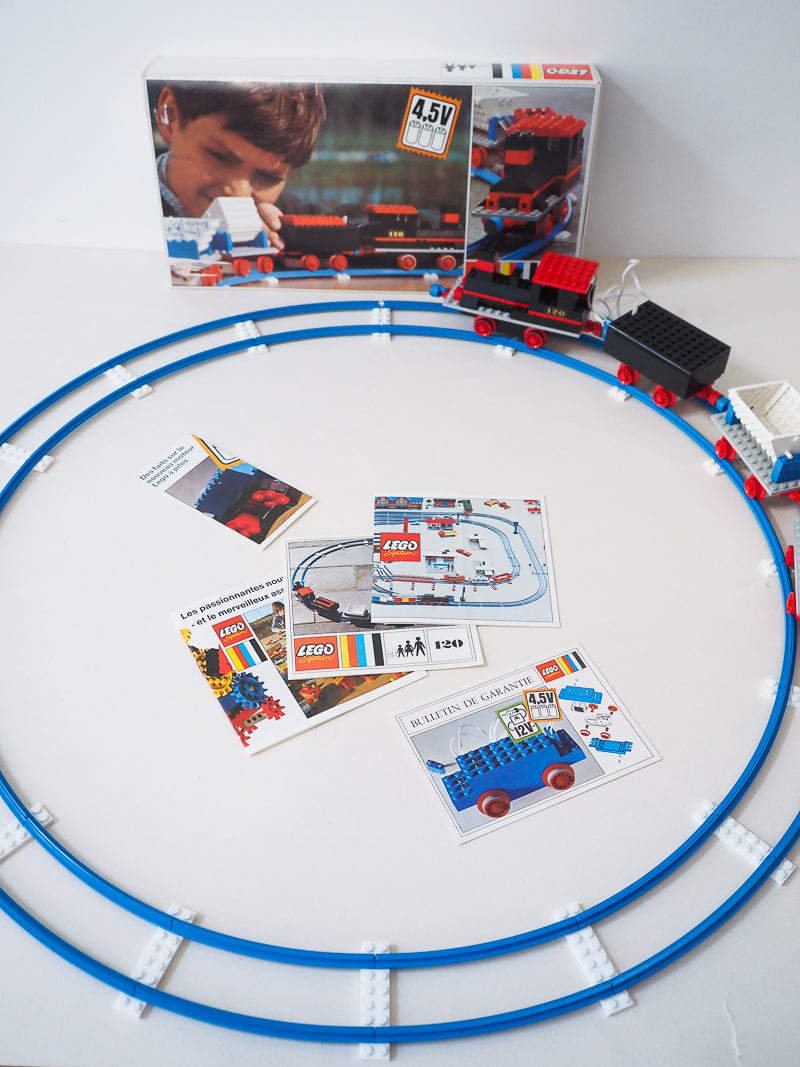 🚂✨ LEGO System – Train Vintage Années 70 (Set Complet)