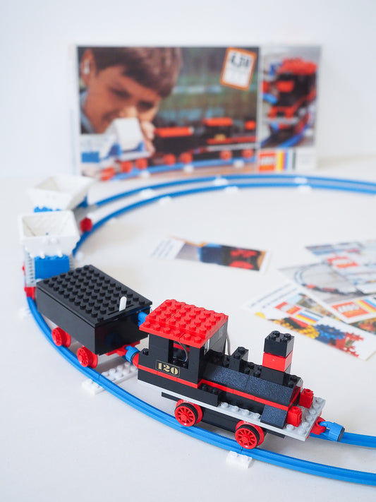 🚂✨ LEGO System – Train Vintage Années 70 (Set Complet)