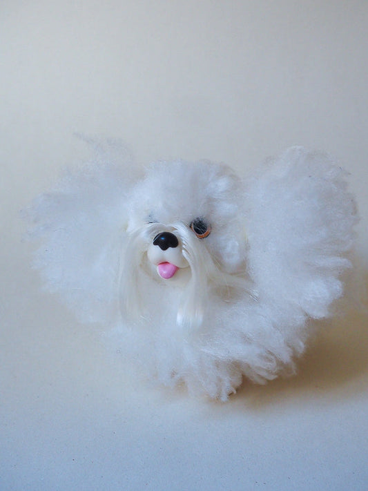 Sweetie Pups Hasbro 1989 – chien bichon maltais vintage - figurine