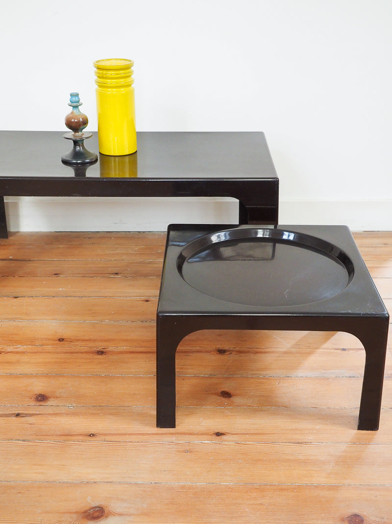 Table basse Ozoo - Marc Berthier pour Prisunic - fibre de verre