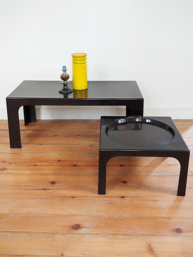 Table basse - Marc Berthier pour Prisunic - fibre de verre