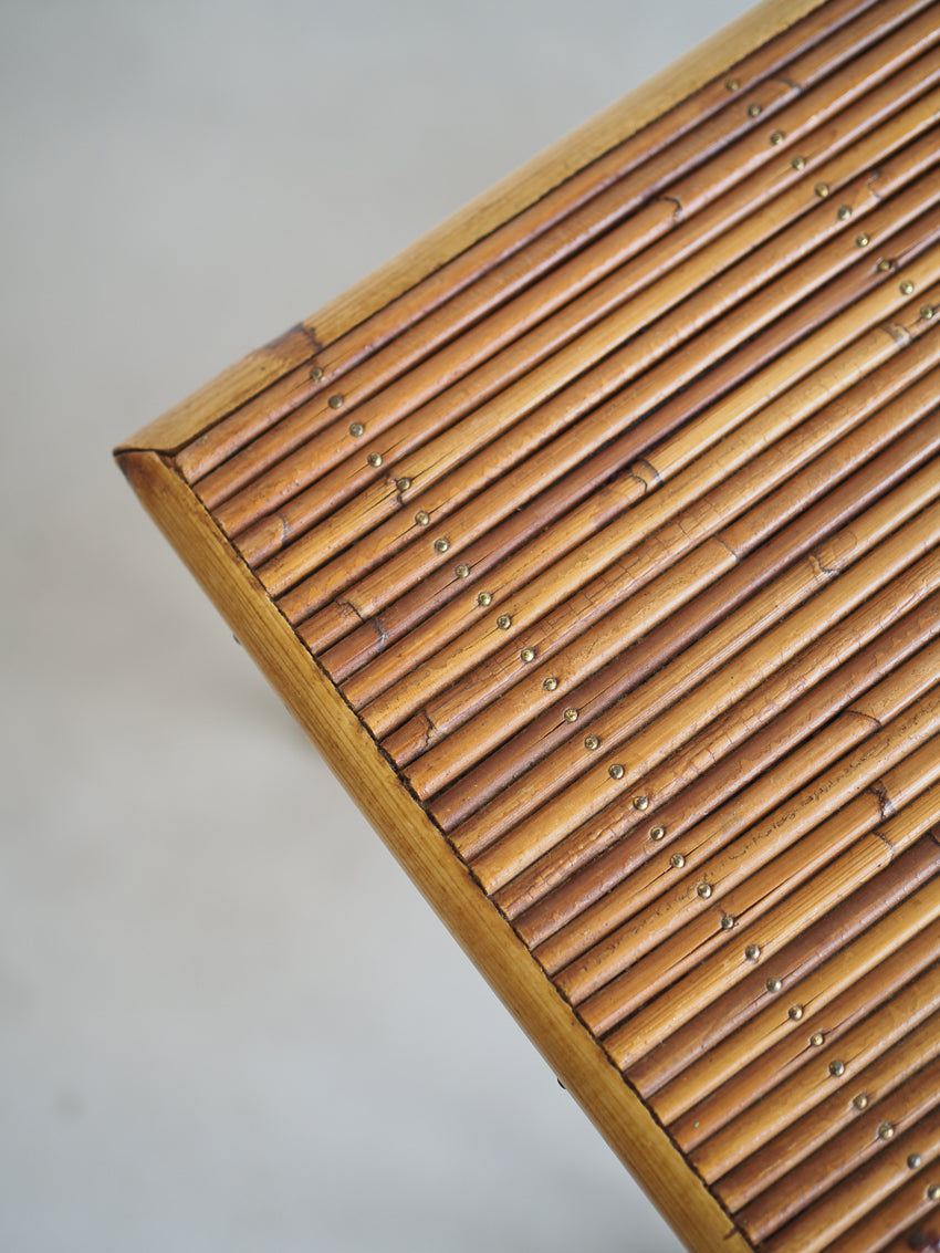 Petite table basse ou d'appoint en rotin