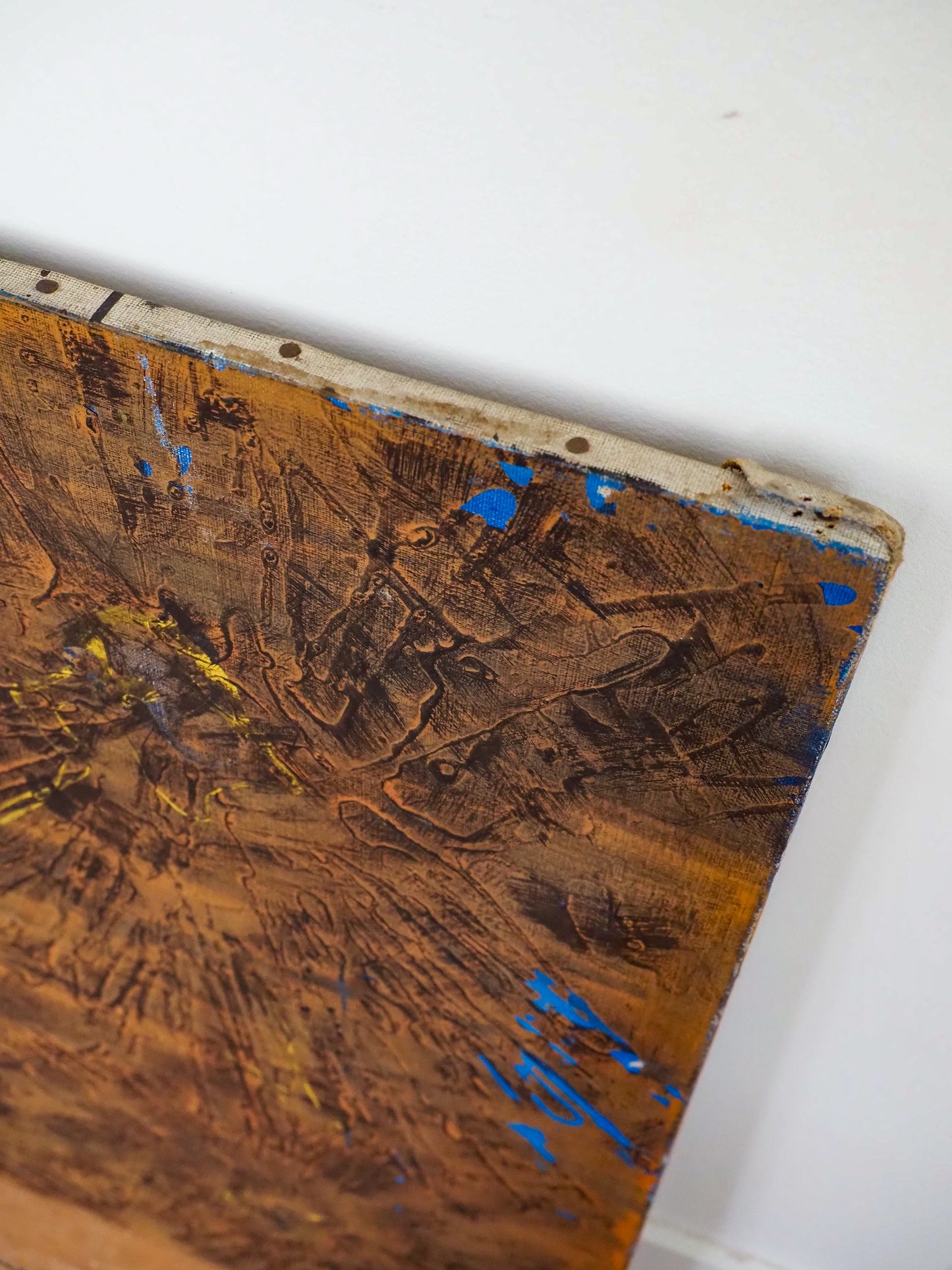 Grand tableau abstrait vintage – peinture signée Jean Triffez (1931-1983), XXᵉ siècle