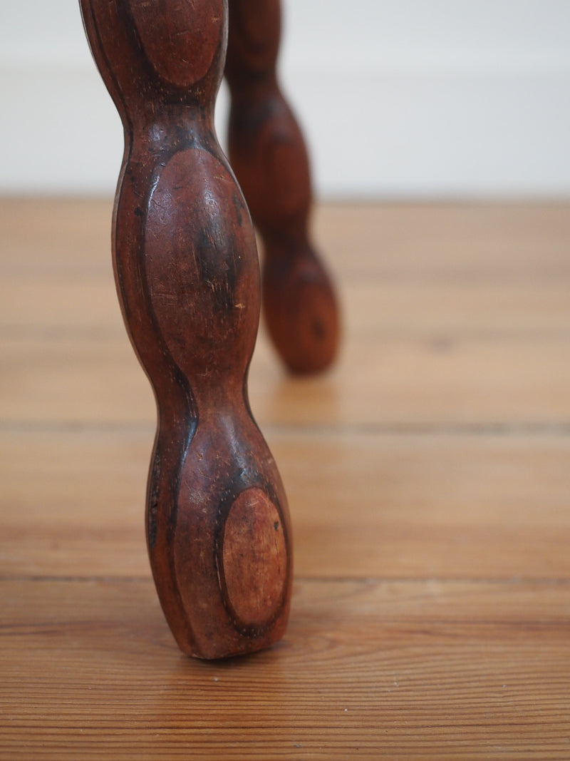 tabouret tripode de vacher pieds bobines