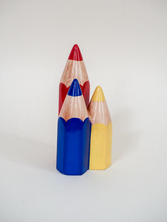 Tirelire enfant en céramique – Forme crayons de couleur