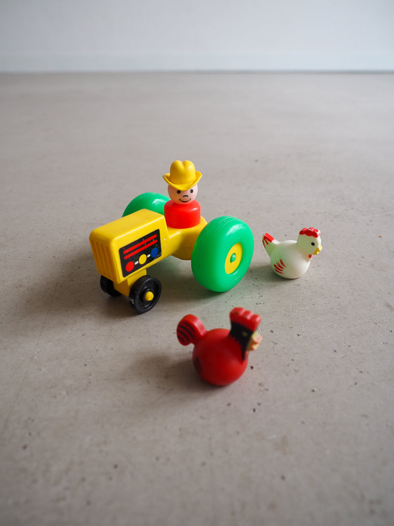 Tracteur et poules Little People