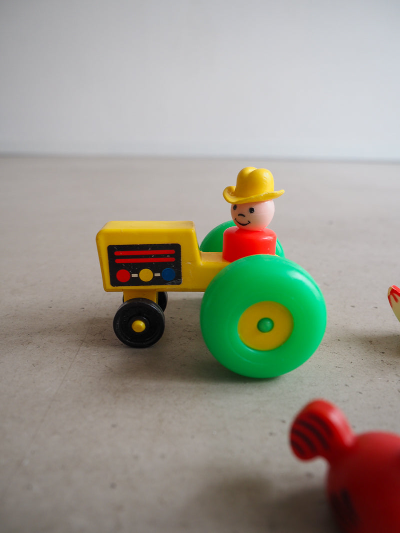 Tracteur et poules Little People