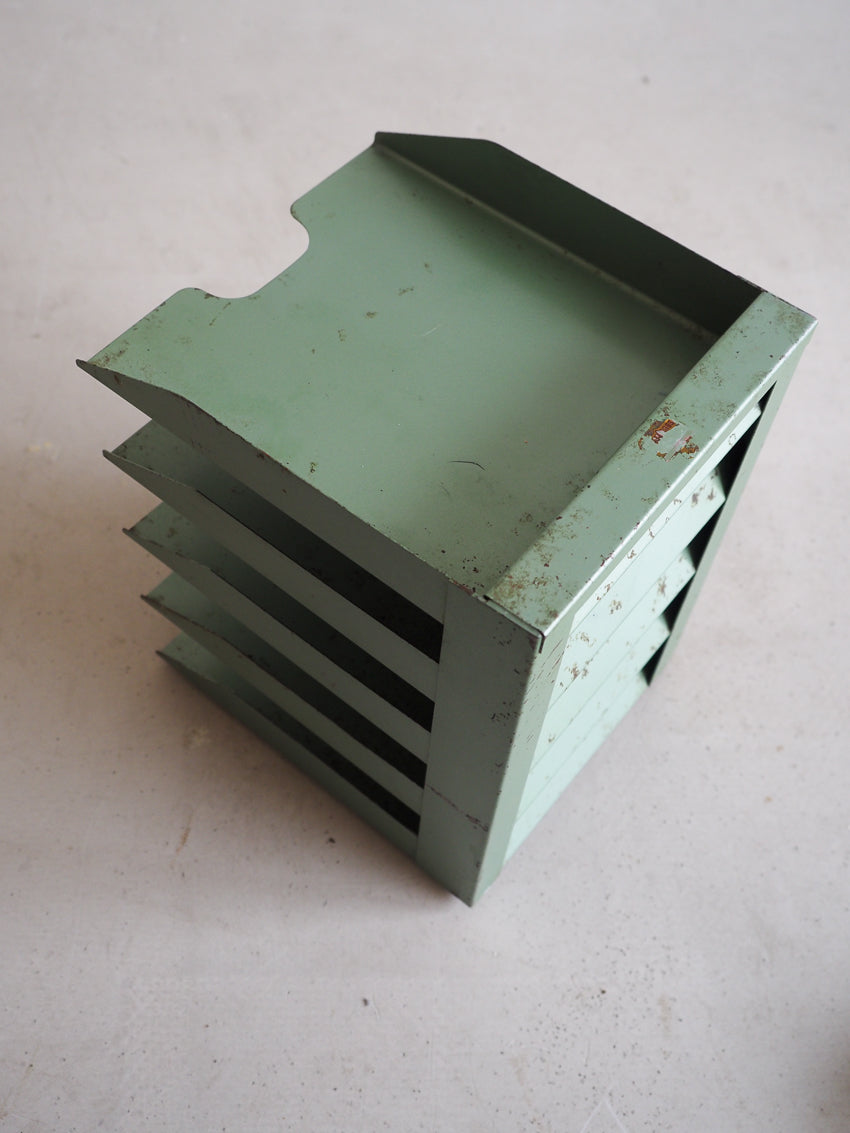 Trieur Vertical en Bois Bac à courrier Organisateur de bureau Porte-documents avec 3 étagères