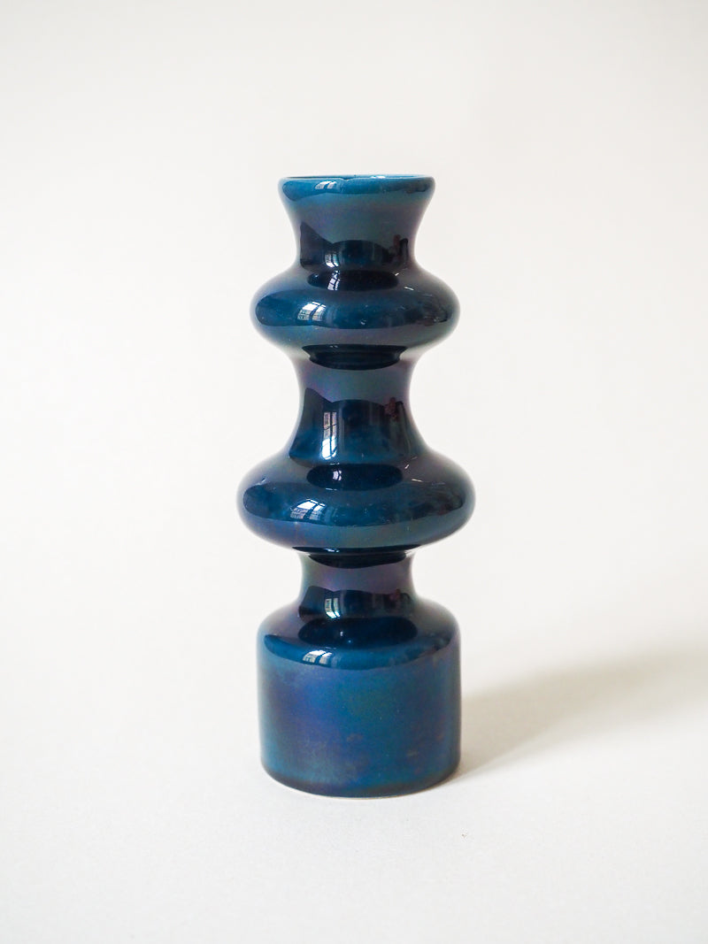 Petit vase bleu diabolo