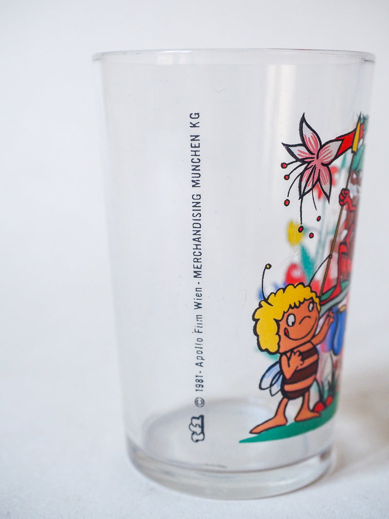 Verre à moutarde de collection – Maya l’abeille – 1981