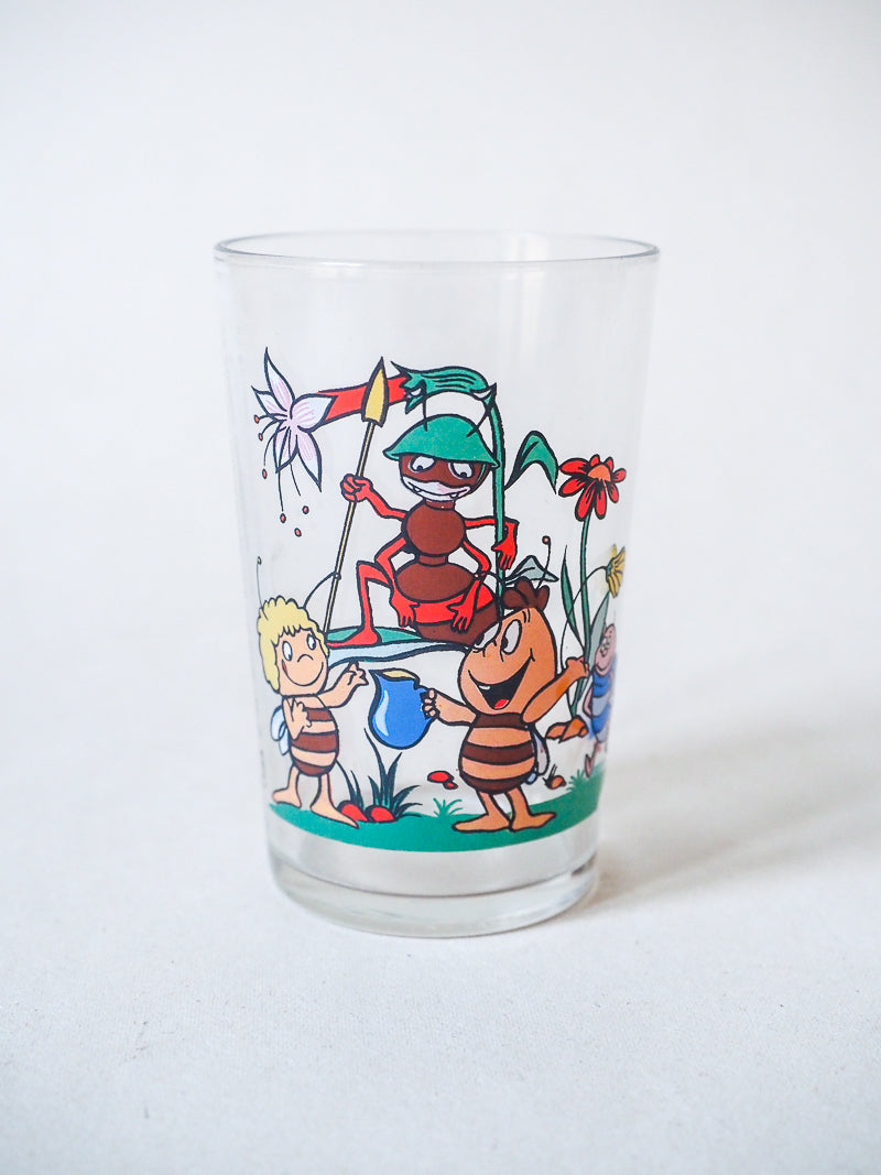 Verre à moutarde de collection – Maya l’abeille – 1981