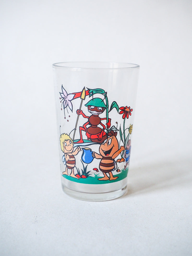 Verre à moutarde de collection – Maya l’abeille – 1981